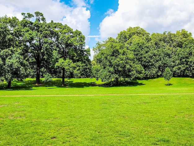 HDR Kensington gardens London