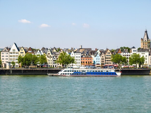 Panorama del fiume hdr koeln