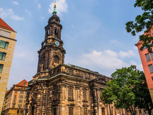 HDR Kreuzkirche in Dresden