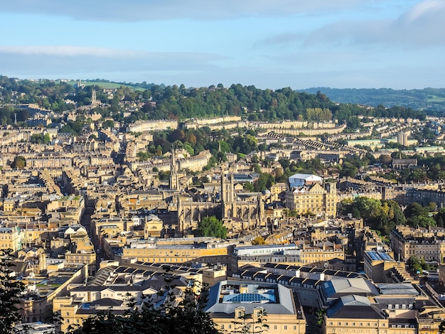 HDR Luchtfoto van Bath