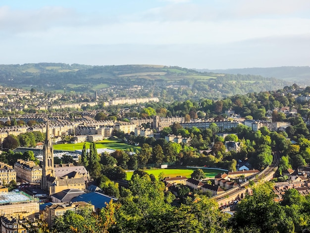 HDR Luchtfoto van Bath