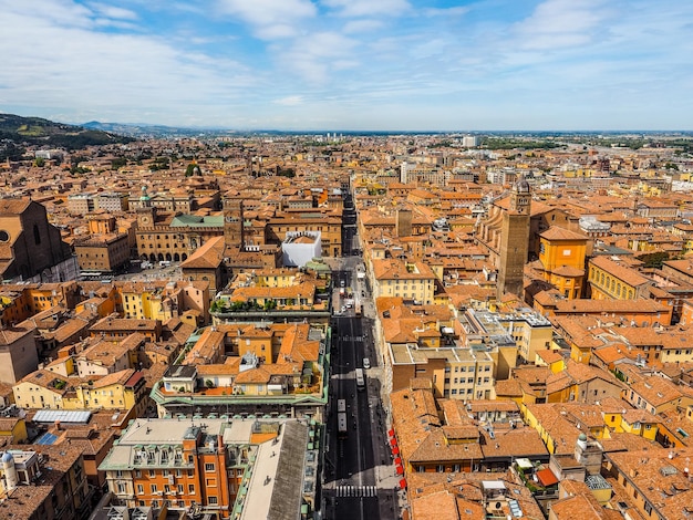 Hdr luchtfoto van bologna