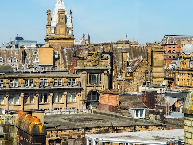 HDR Luchtfoto van Glasgow