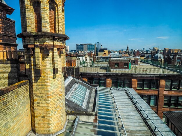 HDR Luchtfoto van Glasgow