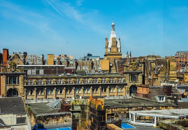 HDR Luchtfoto van Glasgow