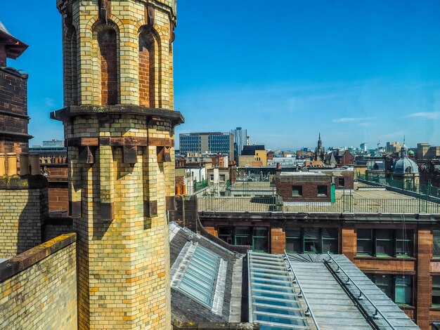 HDR Luchtfoto van Glasgow