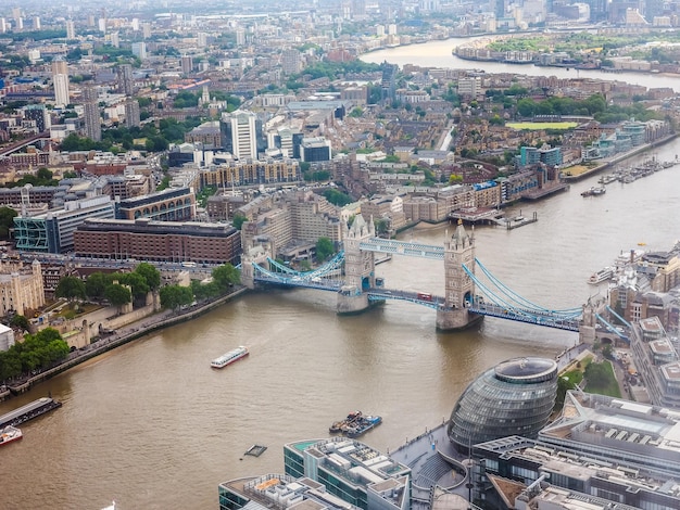 HDR Luchtfoto van Londen