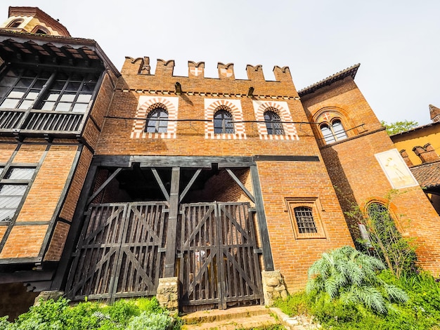 HDR Medieval Castle in Turin