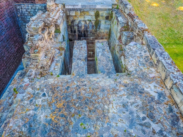 HDR Medieval walls in London