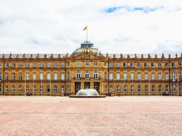 HDR Neues Schloss Новый замок Штутгарт