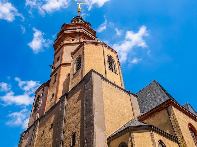 Foto hdr chiesa nikolaikirche a lipsia