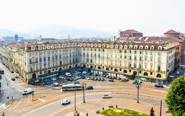 HDR Piazza Castello Turijn