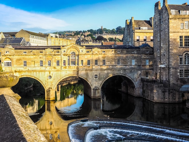 HDR Pulteney Bridge in Bath