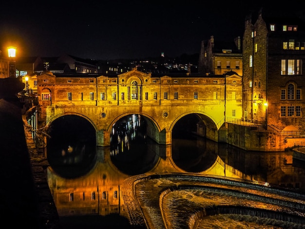 HDR Pulteney Bridge in Bath