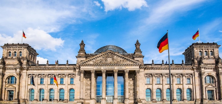Фотография hdr рейхстаг в берлине