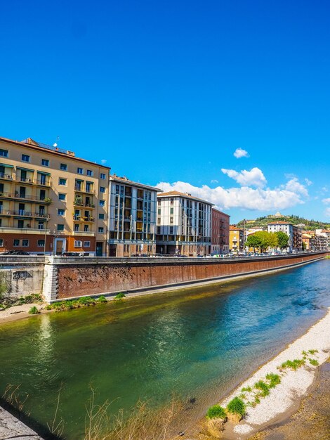 HDR River Adige in Verona