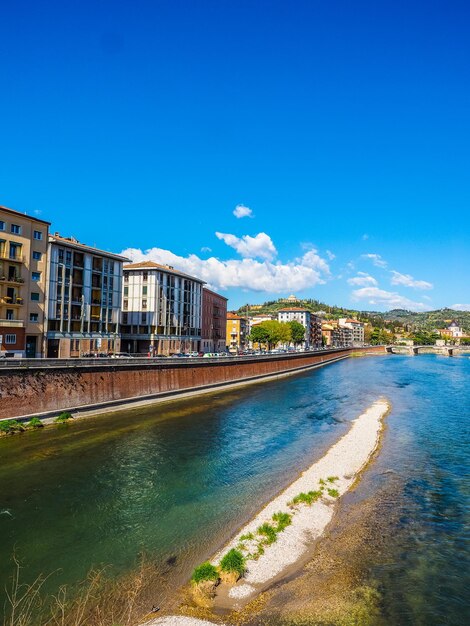 Foto hdr fiume adige a verona