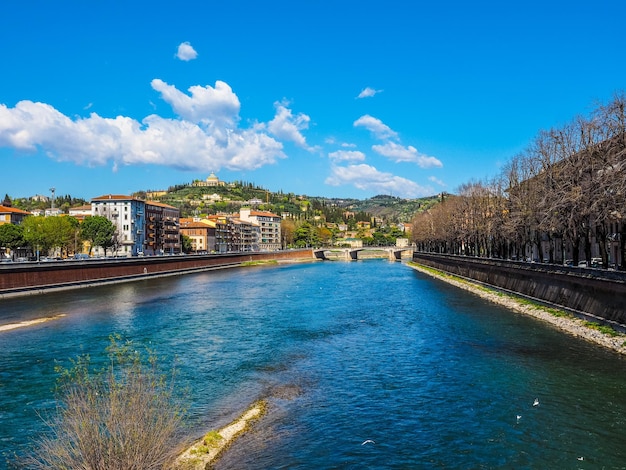 HDR River Adige in Verona