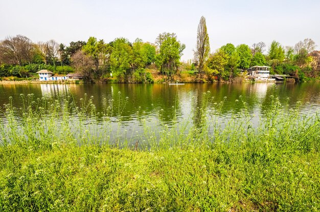 HDR River Po in Turin