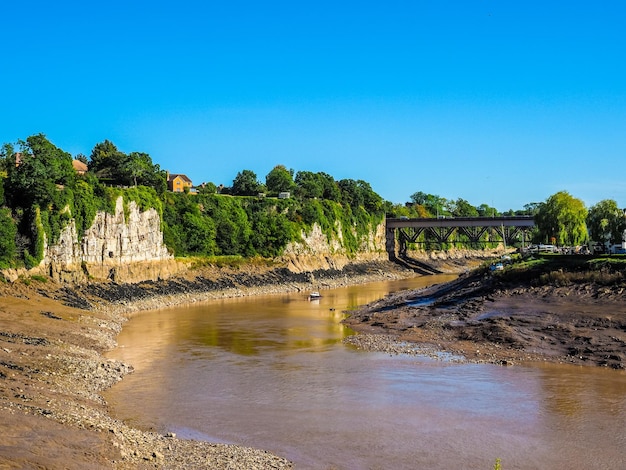 HDR River Wye в Чепстоу