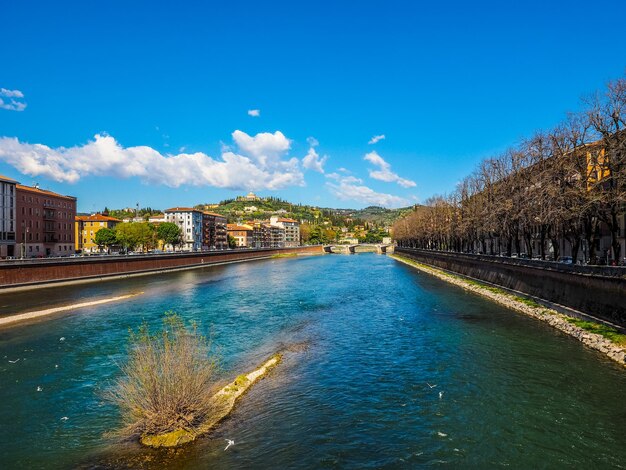 HDR Rivier Adige in Verona