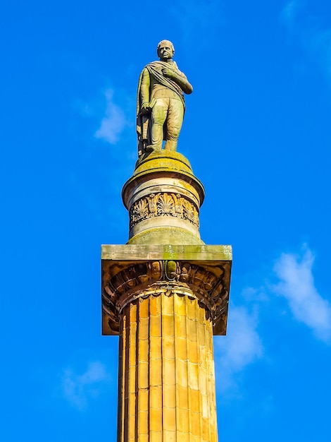 HDR Scott monument Glasgow