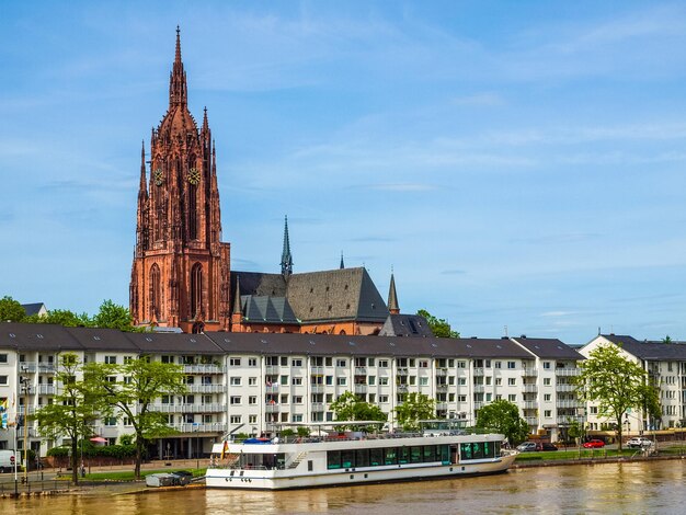 HDR St Bartholomaeus Cathedral in Frankfurt