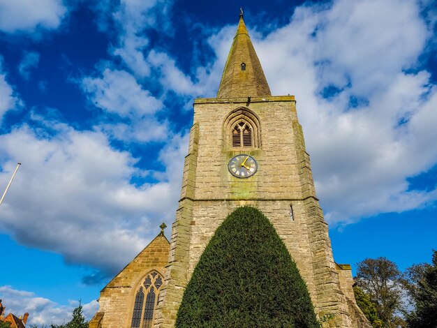 HDR St Mary Magdalene church in Tanworth in Arden