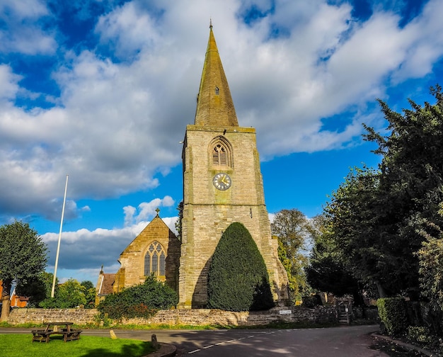 HDR St Mary Magdalene church in Tanworth in Arden