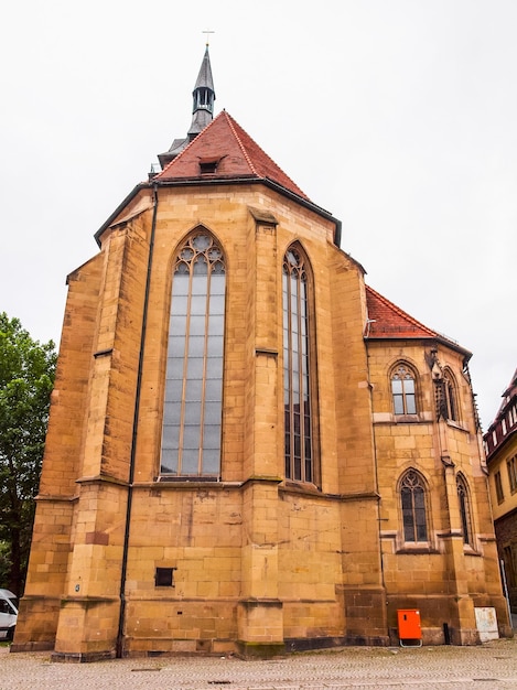 Photo hdr stiftskirche church stuttgart