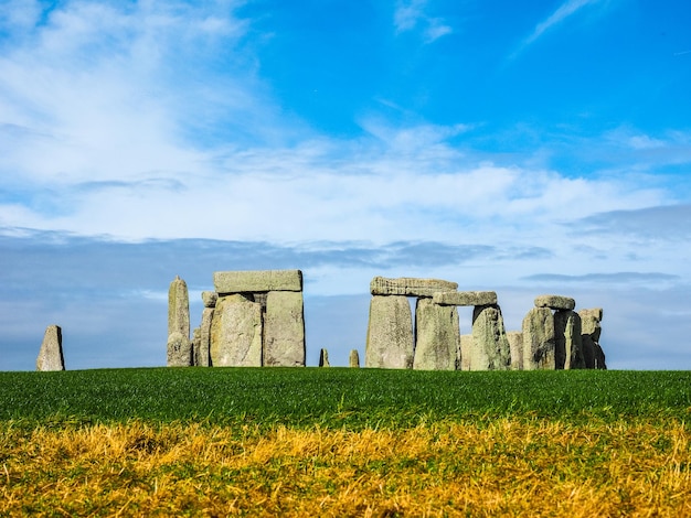 HDR Stonehenge-monument in Amesbury