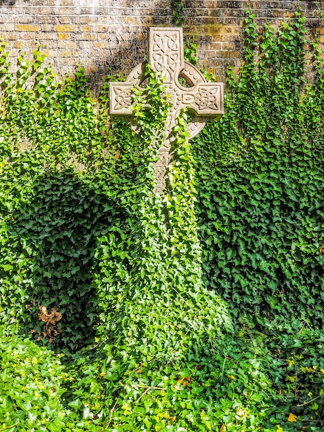 HDR Tombs and crosses at goth cemetery