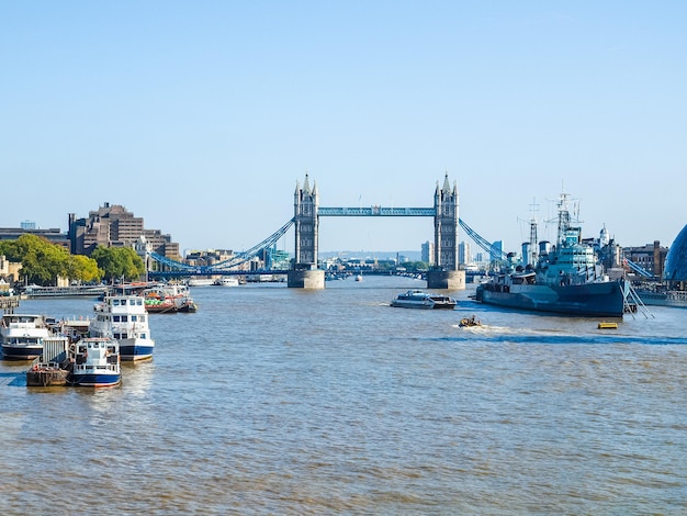 HDR Tower Bridge in London