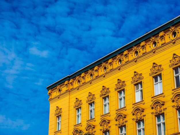 HDR traditional historical facade in Berlin