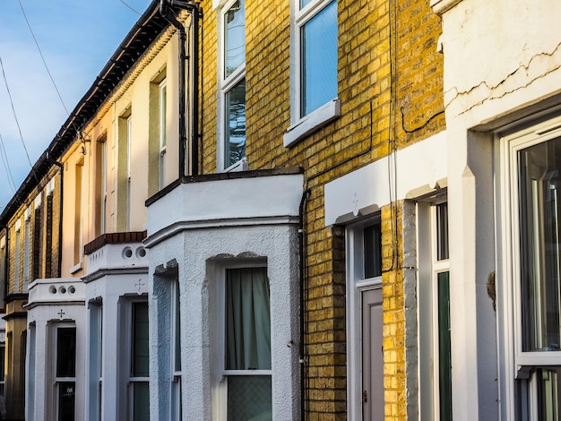 Foto hdr traditionele britse huizen