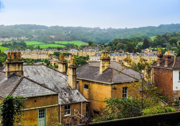 HDR View of the city of Bath