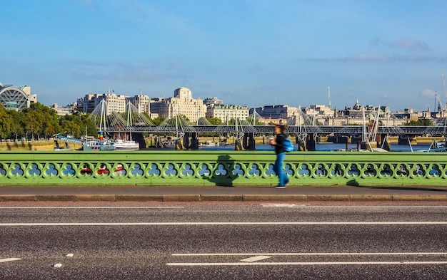 HDR view from Westminster Bridge in London