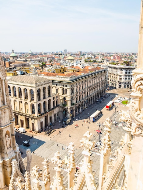 Hdr veduta di milano