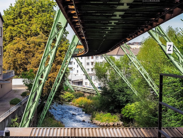 HDR Wuppertaler Schwebebahn Wuppertal Suspension Railway