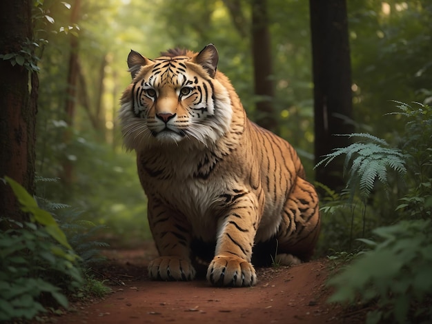 He is a big cat very beautiful