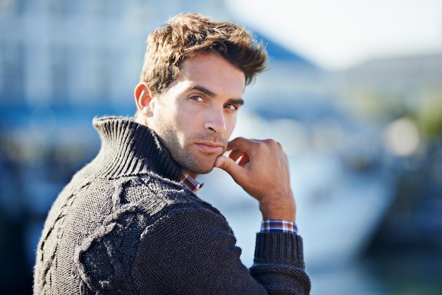 He makes casual look good Shot of a handsome young man spending a day outdoors