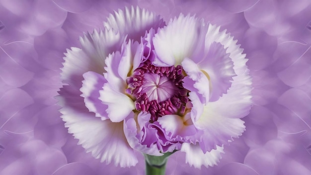 Head of lilac carnation