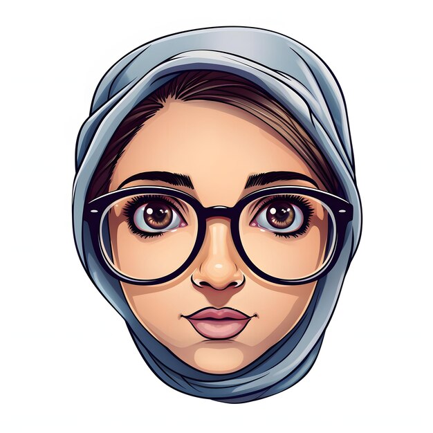 head shot memoji of girl