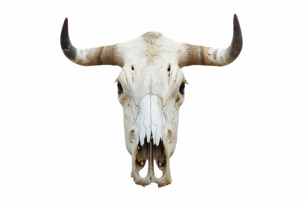 head skull of bull isolated on white background bull bull isolated on white background