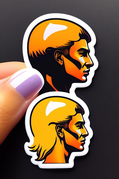 Head sticker