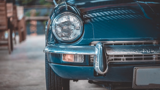 Headlight Car With Front View 