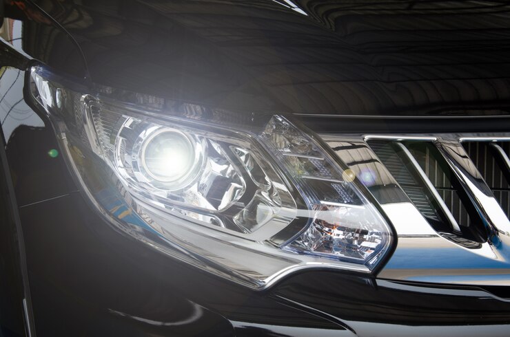 Headlight lamp front