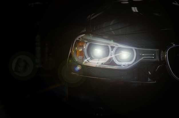 Headlights car