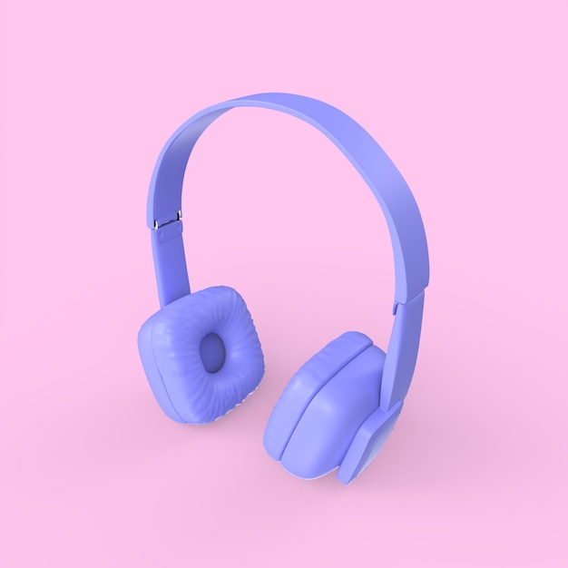 Photo headphone 3d modelling