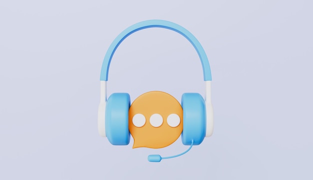 Headphone with message icon Call center operator icon Consulting clients online Online adviser